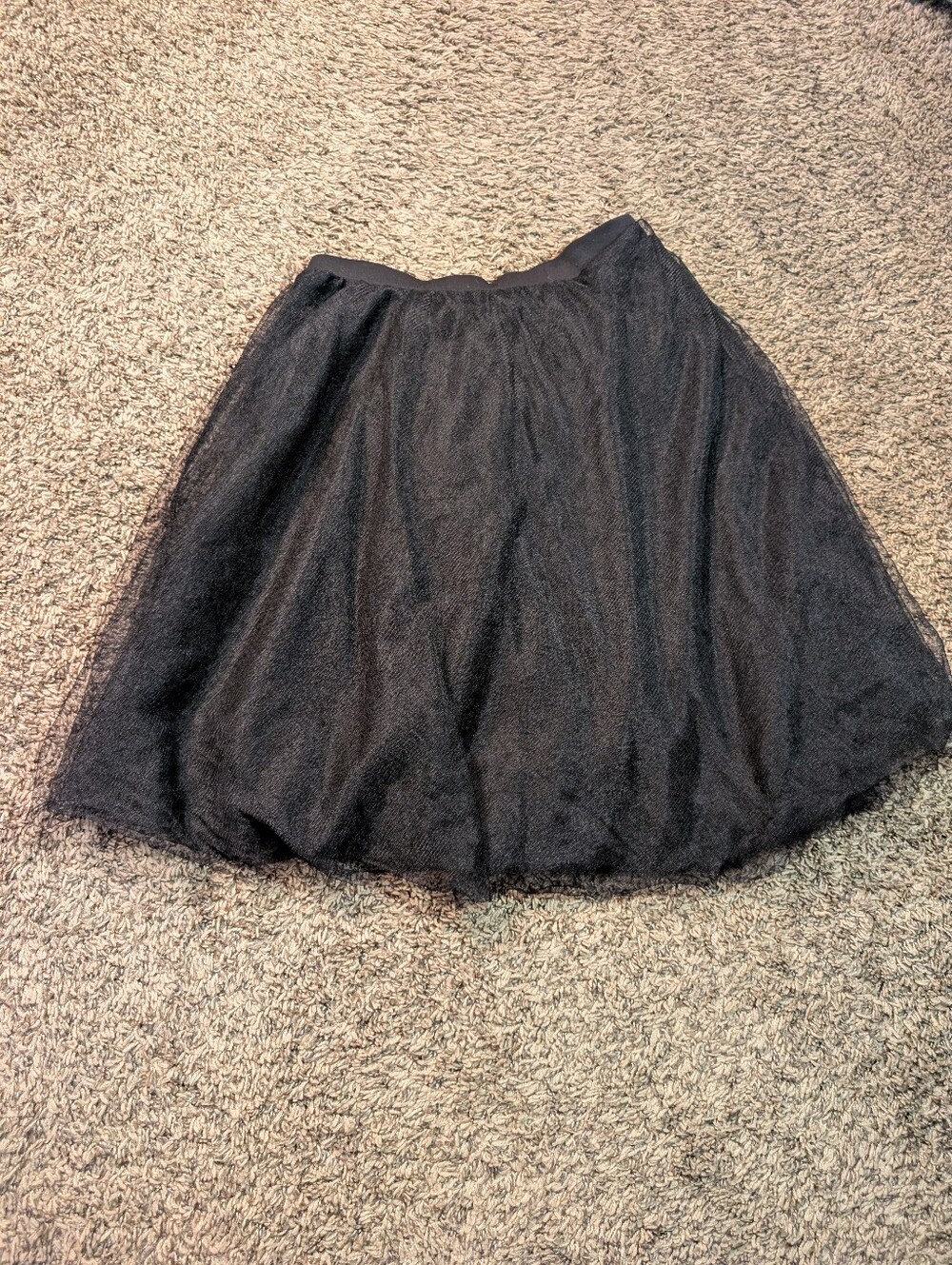 Charolette Russe Black Tulle Skirt